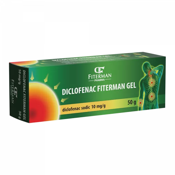 Diclofenac Fiterman, gel, 50g