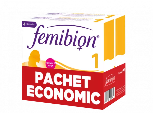 Femibion 1 planificare si sarcina Pachet promotional 1+1