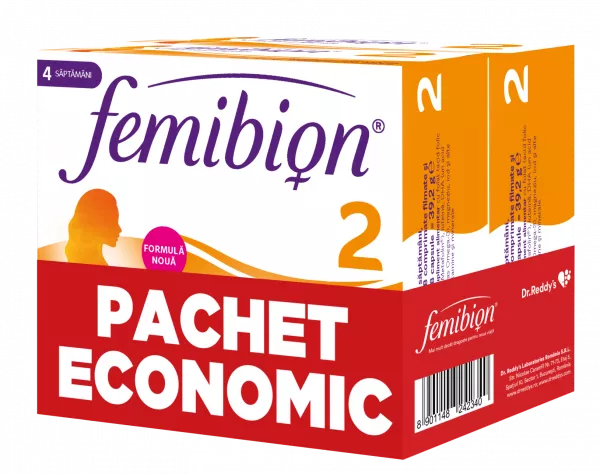 Femibion 2 sarcina si alaptare Pachet promotional 1+1