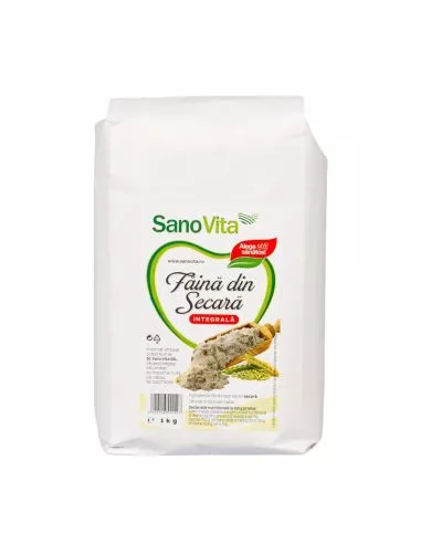 Făină de secară integrală 1kg, SanoVita