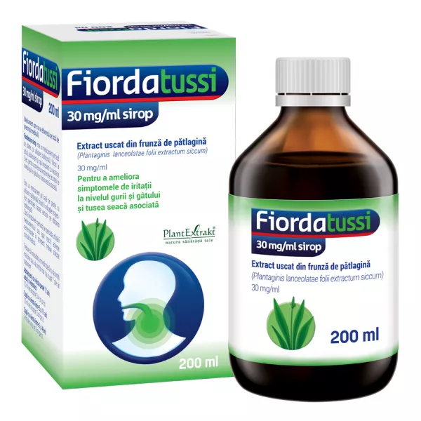 Fiordatussi sirop, 30 mg/ml, 200 ml, Plantextrakt