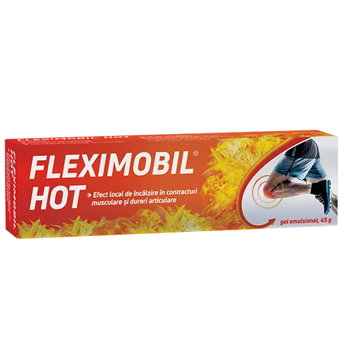 Fleximobil Hot, gel emulsionat, 100g, Fiterman