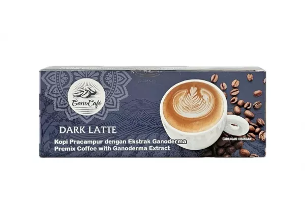 Gano cafe Dark Latte, 15 plicuri