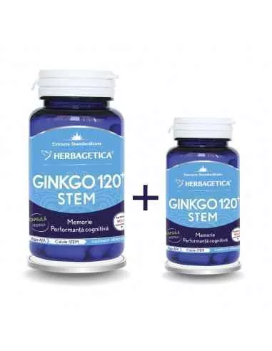  Ginkgo 120 stem, 60+10 capsule, Herbagetica