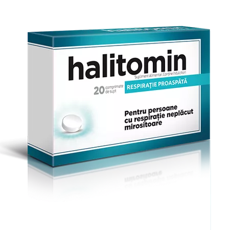 Halitomin, 20 comprimate de supt