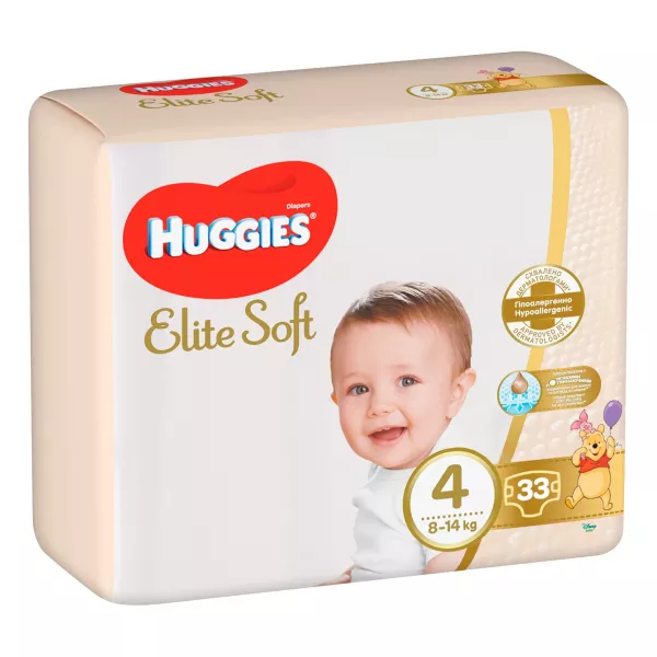Huggies Scutece elite soft nr. 4 (8-14 kg)