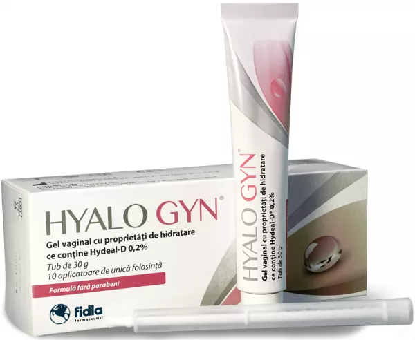 Hyalo Gyn, gel 30g, 10 aplicatoare, Fidia Farmaceutici