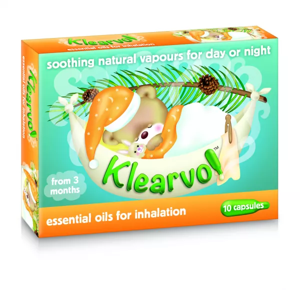 Klearvol, 10 capsule cu uleiuri esențiale pentru inhalare