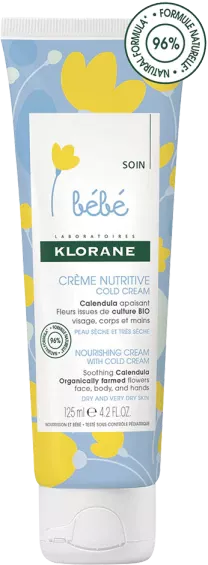 Klorane bebe, Cremă nutritivă Cold Cream, 125ml