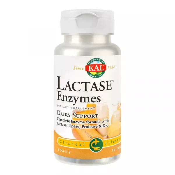 Lactase Enzymes, 30 capsule vegetale, Secom