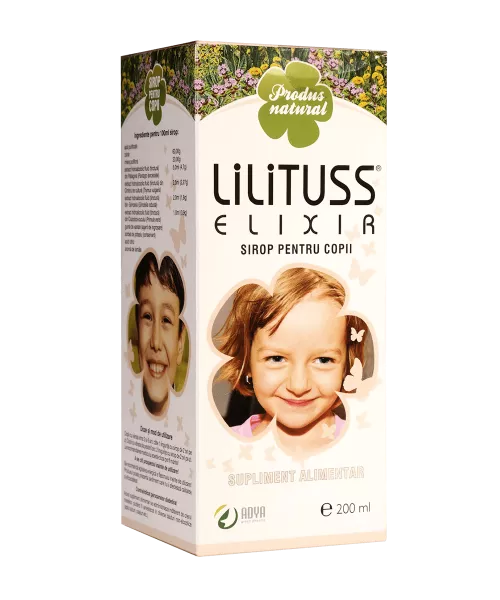 LiliTUSS Elixir sirop pentru copii, flacon 200 ml