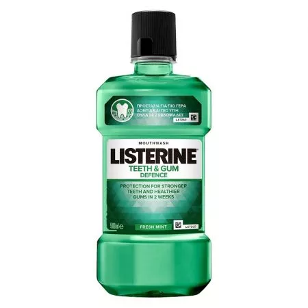 Listerine apă de gură teeth&gum defence 500ml, Listerine