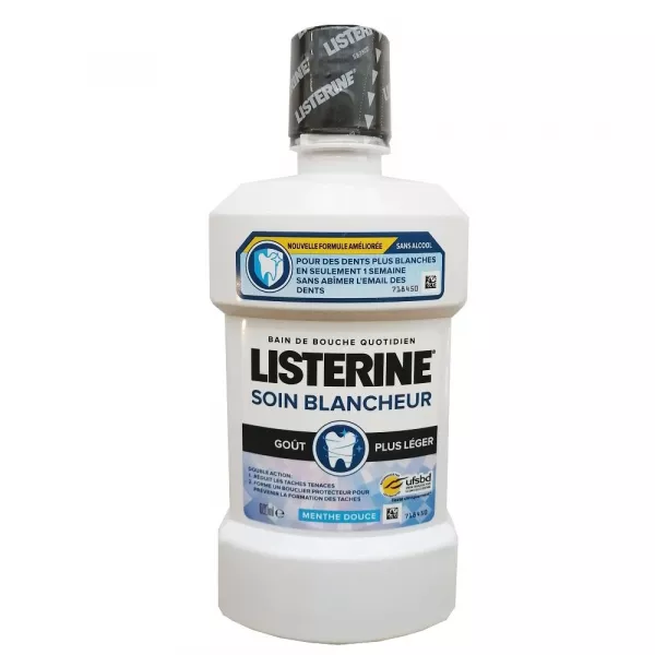 Listerine apă de gură whitening 600ml, Listerine