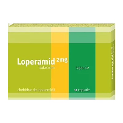 Loperamid, 2mg, 10 capsule, Solacium