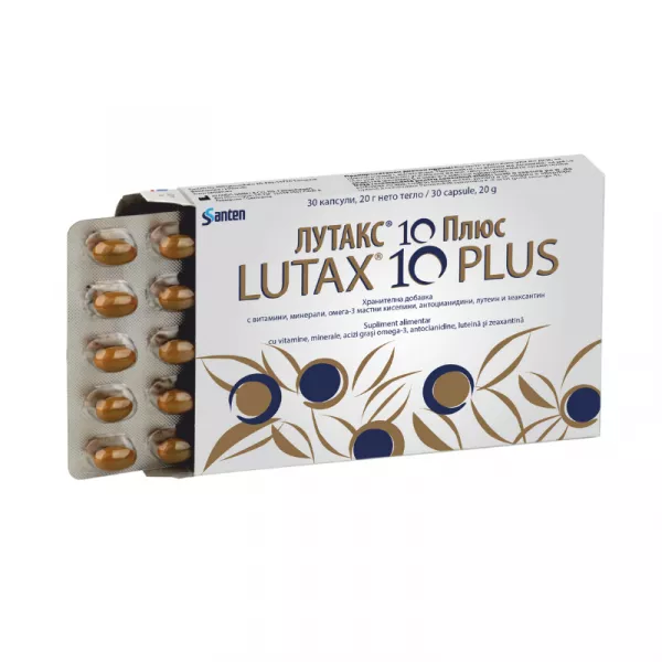 Lutax 10 Plus, 30 capsule, Santen