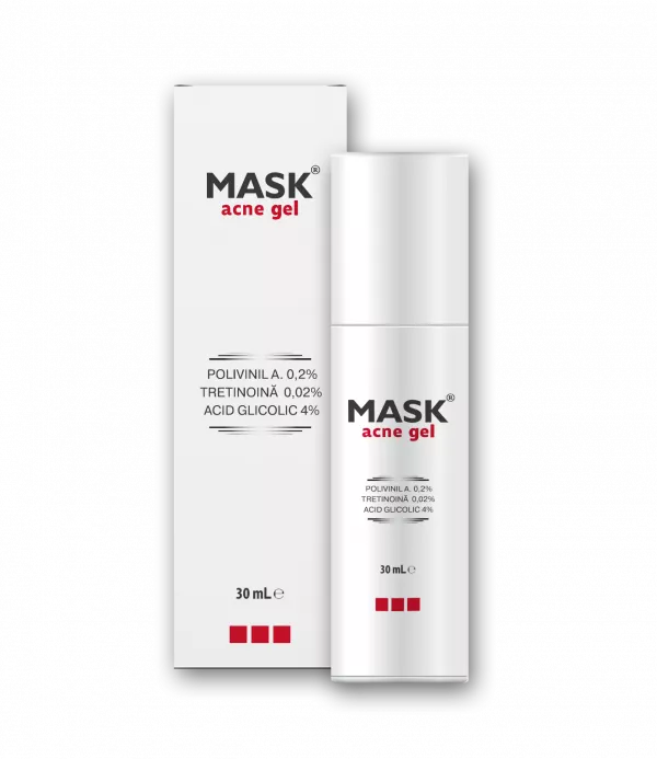 MASK® gel, tratament acnee ușoară, 30ml