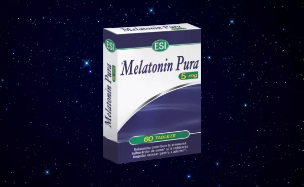 Melatonin Pura 5 mg, 60 comprimate, Esi Spa