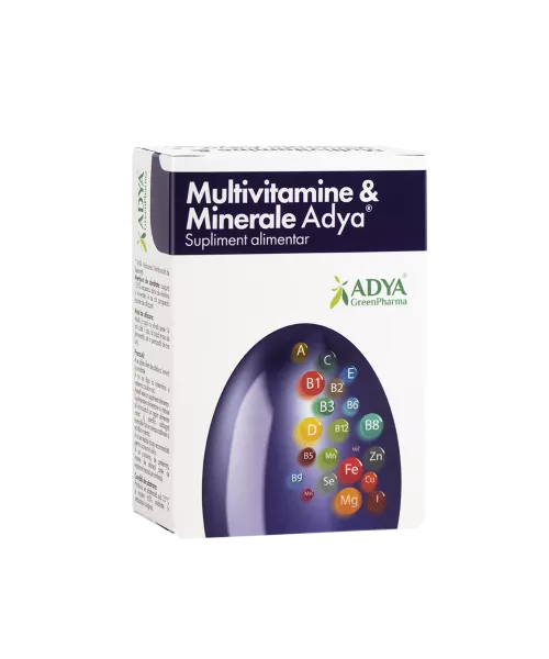 Multivitamine & Minerale, 30 capsule gelatinoase moi