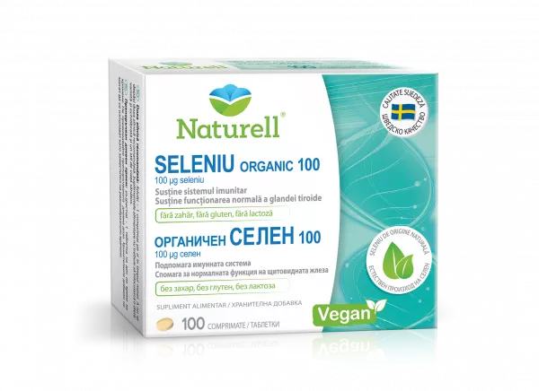 Naturell Seleniu Organic 100µg, 100 comprimate