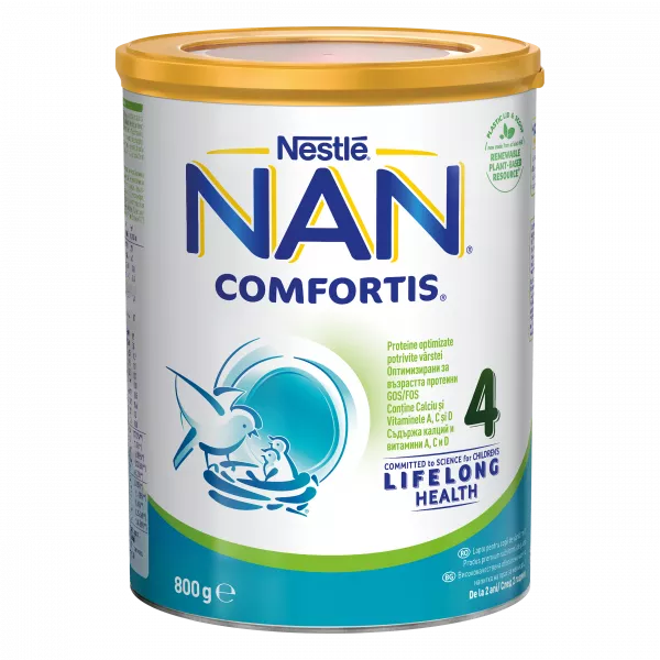 Nestle Nan 4 Comfortis 800g, de la 2 ani