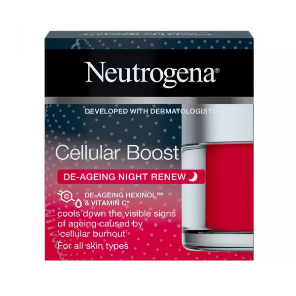 Neutrogena Cellular Boost, cremă de noapte anti-îmbătrânire, 50ml