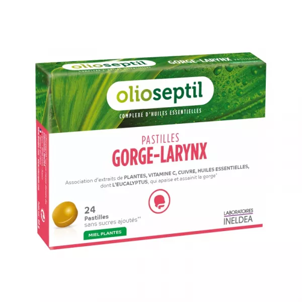 Olioseptil Gorge-Larynx, 24 pastile