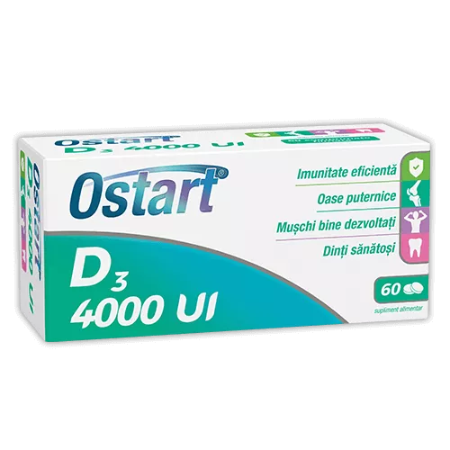 Ostart® D3 4000UI, 60 comprimate