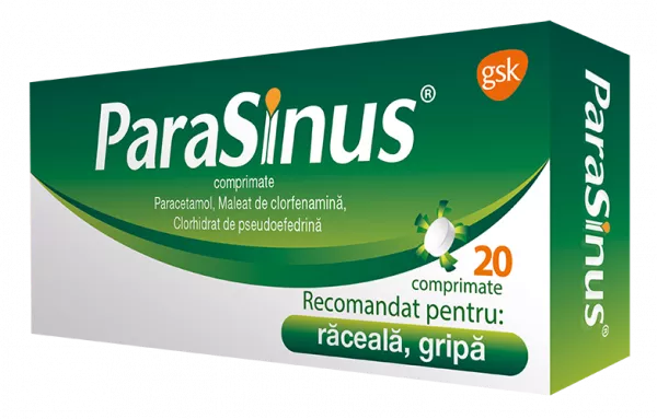 Parasinus, 20 comprimate