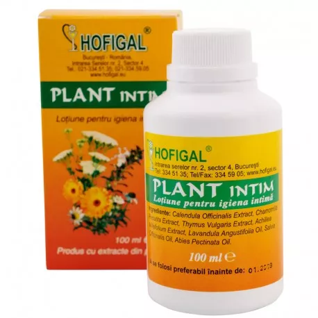 Plant Intim loțiune pentru igienă intimă, 100 ml, Hofigal