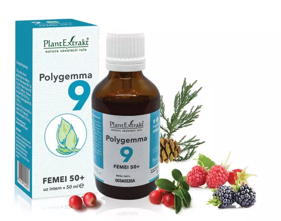 Polygemma 9, Femei 50+, 50ml, PlantExtrakt