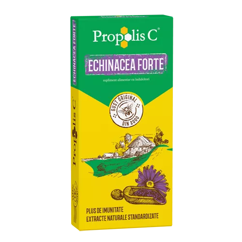 Propolis C cu Echinacea Forte, 30 comprimate, Fiterman
