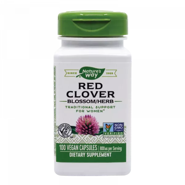 Red Clover (Trifoi-rosu) 400mg, 100 capsule vegetale, Nature's Way