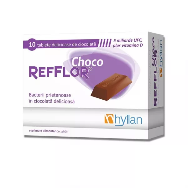Refflor Choco, 10 tablete, Hyllan