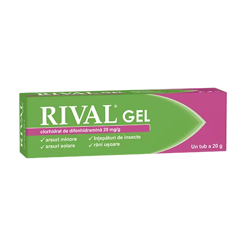 Rival 20 mg/g gel, 20 g, Fiterman