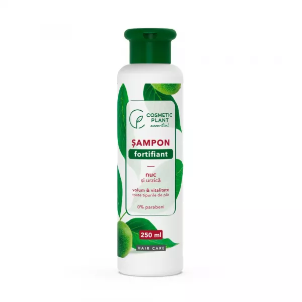 Şampon fortifiant cu nuc şi urzică, 250ml, Cosmetic Plant