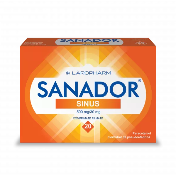 Sanador Sinus, 20 comprimate