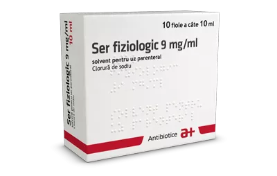 Ser fiziologic 9 mg/ml, fiole10ml, Antibiotice