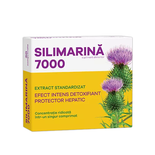 Silimarina 7000, 30 comprimate, Fiterman