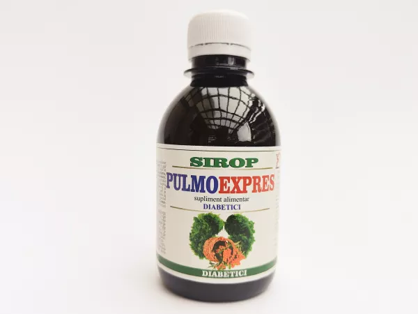 Sirop Pulmo-Expres pentru diabetici, 200ml, Elidor