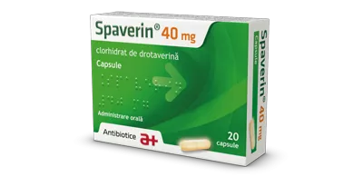 Spaverin 40 mg, 20 capsule, Antibiotice