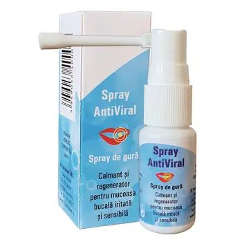Spray antiviral pentru cavitatea bucală, 15ml, 3F Plantamed