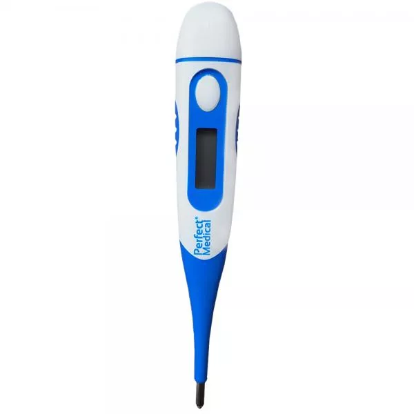 Termometru digital cu cap flexibil  albastru sau portocaliu, PM-06, Perfect Medical