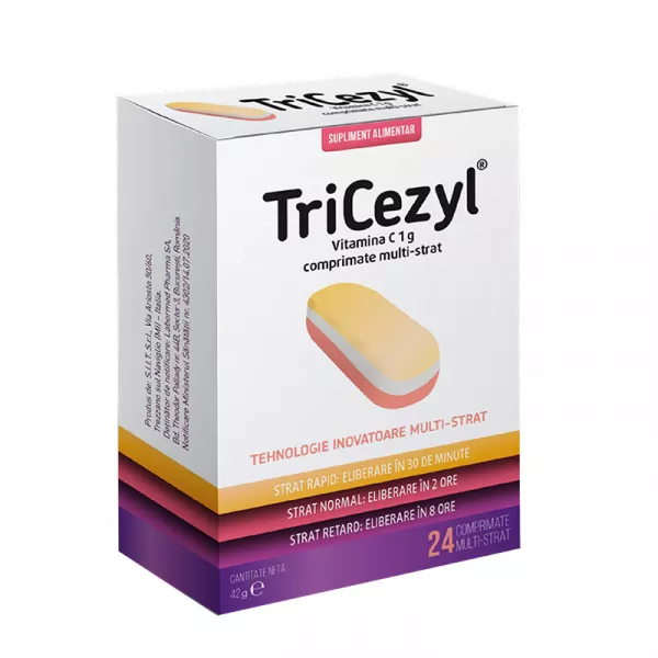 TriCezyl 1000mg, 24 comprimate, Labormed