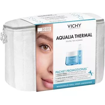 Vichy Aqualia thermal Pachet Promotional crema ten normal 50ml+balsam ochi 15ml
