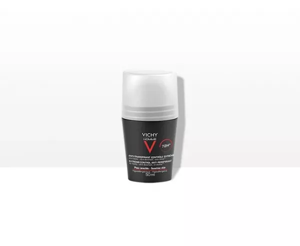 VICHY Homme Deodorant roll-on control extrem, eficacitate 72h, 50ml