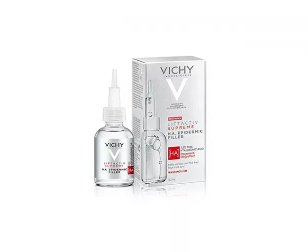 Vichy Liftactiv supreme ha epidermic filler, serum pentru față și zona ochilor, 30ml