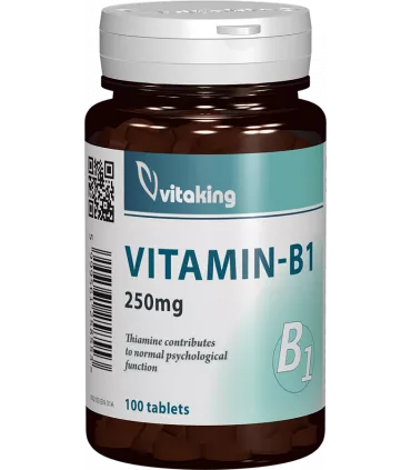Vitamina B1, 250 mg, 100 capsule, Vitaking