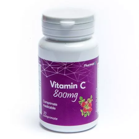 Vitamina C 800mg, 20 comprimate, Pharmex