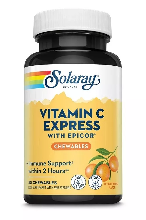 Vitamina C Express, 30 comprimate masticabile, Secom 