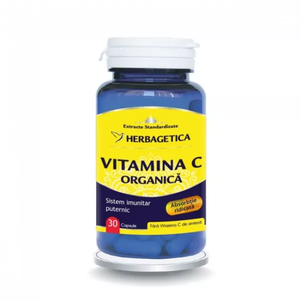 Vitamina C organică 30 capsule